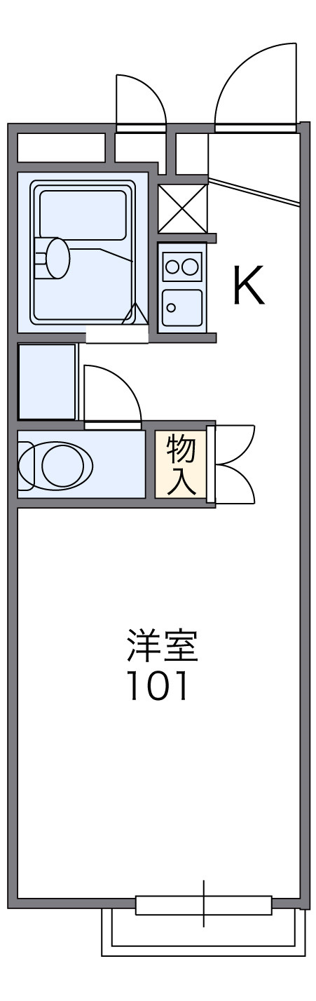 ブルーマカロン汐ノ宮の間取り
