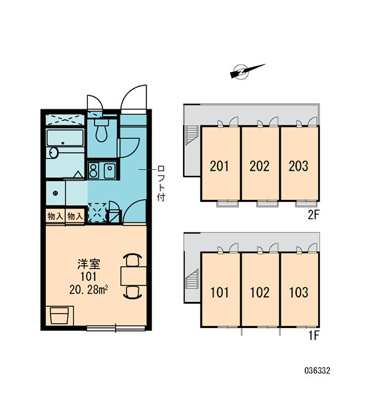 【区画図】 | レオパレスＳｕｎＳｈｉｎｅ