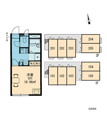 【区画図】 | レオパレス水堂 