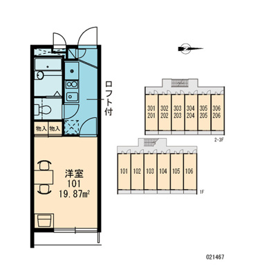 【区画図】 | レオパレスエル・ガルテン 