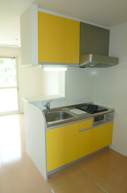 メゾンドルーラルⅡ【キャッシュバック対象物件】のキッチン|お料理しやすいキッチンです