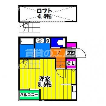 【間取り】 | Ａｆｆｉｔｔｏ竹下 | Ａｆｆｉｔｔｏ竹下の間取り