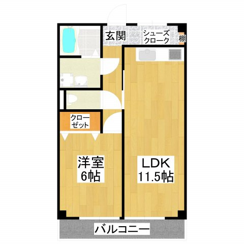 【間取り】 | レジデンスサカタ