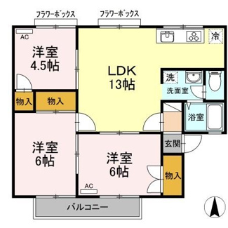 【間取り】 | セジュールMG Ⅱ