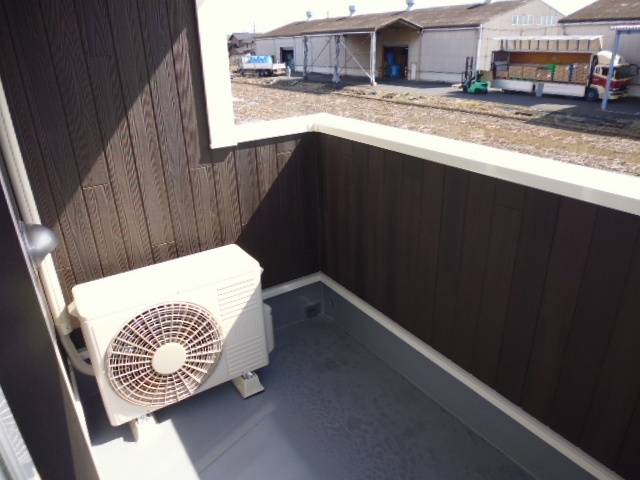 ベルカーサＡのバルコニー