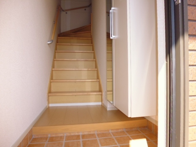 ベルカーサＡの玄関