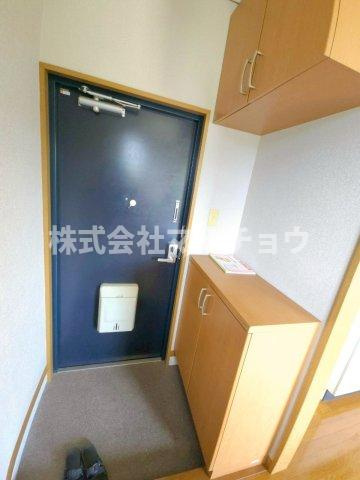 ハイツゆずの玄関|玄関です