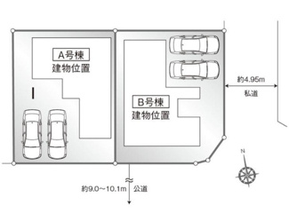 【区画図】 | 【２駅利用可能】高井戸　新築戸建てB棟 | 【２駅利用可能】高井戸　新築戸建てB棟