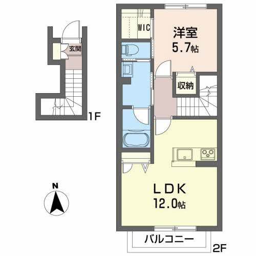 ディアコート盛岡の間取り