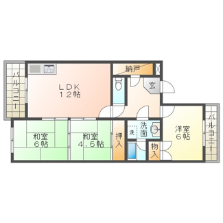 【間取り】 | エミネンス有瀬