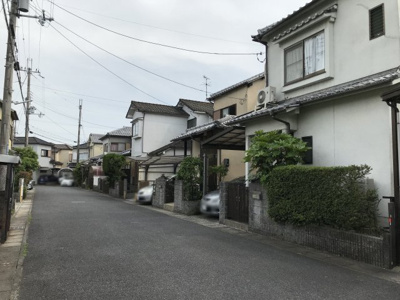 【前面道路含む現地写真】 | 大津市雄琴5丁目14　戸建