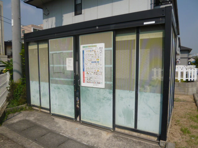 倉敷市老松町５丁目のアパートのその他共用部分|敷地内専用ゴミステーション