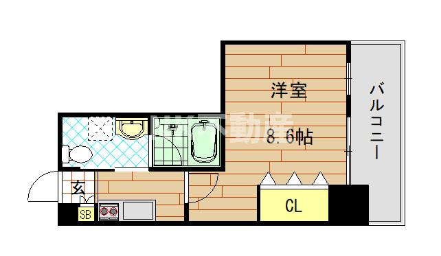 【間取り】 | アンギン　ルマ（河内小阪賃貸） | 間取りです