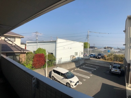 熊本市東区長嶺東５丁目のアパートの展望