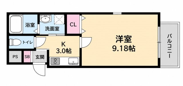【間取り】 | ラ・ハイール桃ヶ池公園