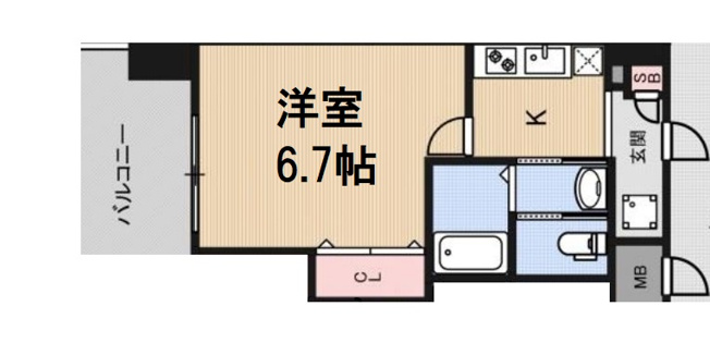 【間取り】 | Luxeドーム前Ⅰ