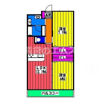 【間取り】 | 平尾さらさ | 平尾さらさの間取り