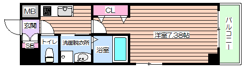 【間取り】 | グローリア新北野