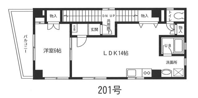 フォルム坂口通の間取り