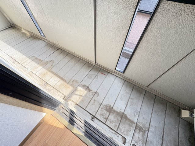 シャルマンハイツのバルコニー