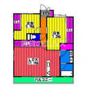 【間取り】 | レジデンツァ大橋の間取り