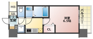 【間取り】 | レオンコンフォート難波西Ⅱ