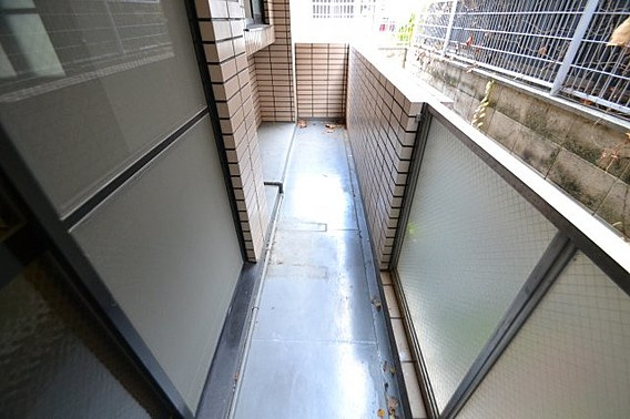 サンヴェール青谷のバルコニー
