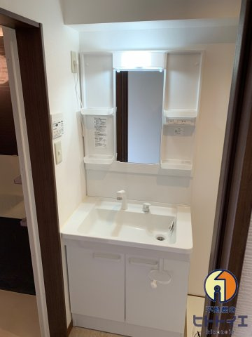 広川426ガーデンシティの独立洗面台|朝の身支度には欠かせない独立洗面化粧台