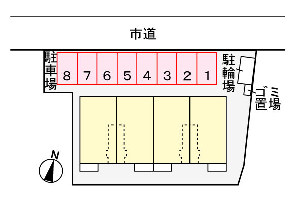 ロベルタⅡの区画図