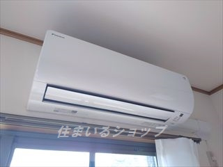 広島市安佐北区落合１丁目の賃貸マンションの設備|2022年製ダイキンエアコン