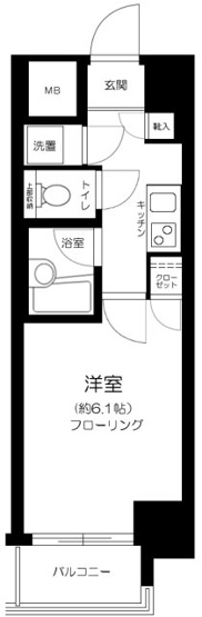 【間取り】 | パレステュディオ浜松町
