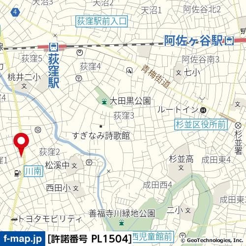 【地図】 | ジュエル荻窪