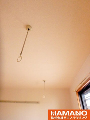 【設備】 | ポートシャトー | 室内物干し