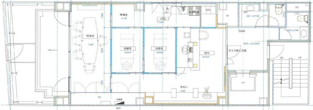 タチバナ日比谷ビルの間取り|クリニック内装引継相談可