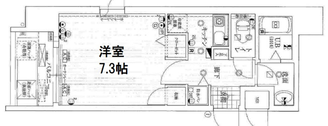 【間取り】 | ダイドーメゾン大阪堂島