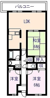 【間取り】 | ファミール岸和田ステージⅠ