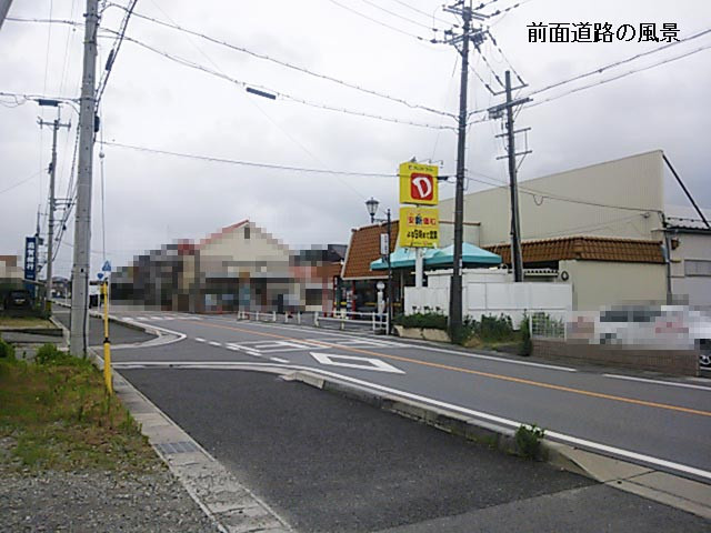 近江八幡市武佐町　　売土地の前面道路含む現地写真