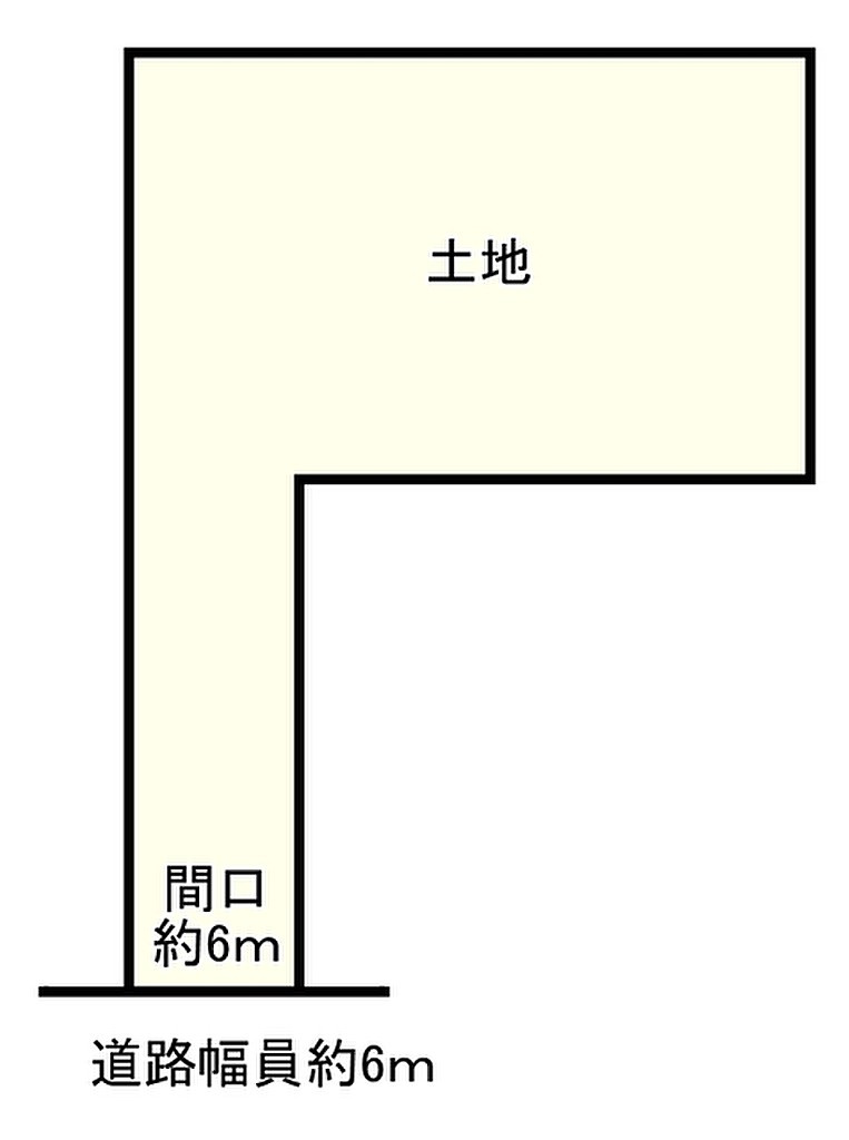 近江八幡市十王町　売土地の土地図
