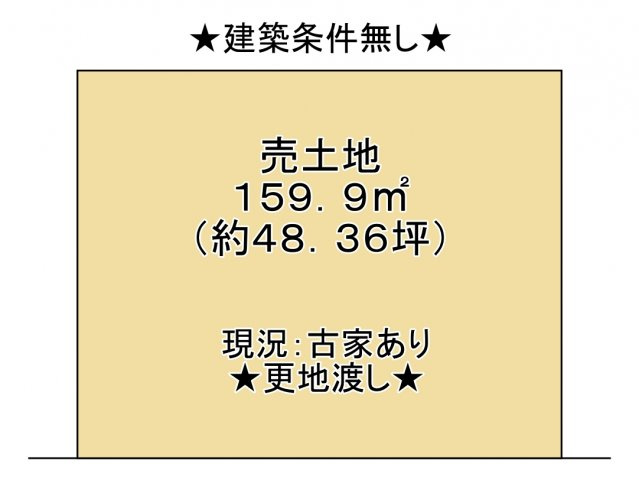 近江八幡市若宮町　売土地の土地図