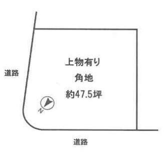 近江八幡市緑町3丁目　売土地の土地図