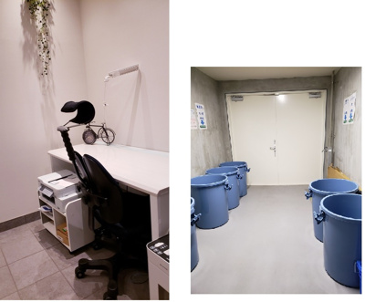 【その他共用部分】 | ザ・テラスコート英 | 広いゴミ集積場　24時間ゴミ出しＯＫ♪