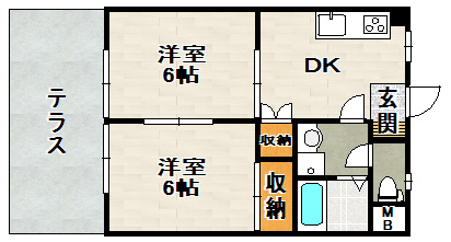 シャルムオーリンⅠの間取り