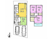 山科区上花山桜谷　中古戸建の画像