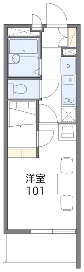【間取り】 | レオパレス奥畑 