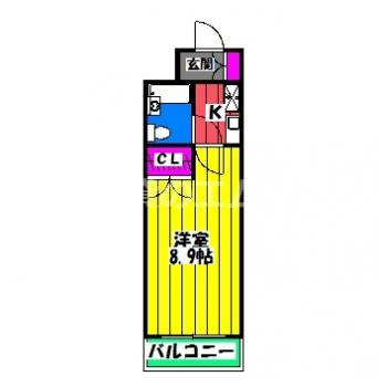 【間取り】 | ジュネスドミール | ジュネスドミールの間取り