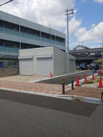口田中2丁目シャッター付ガレージ（管理番号：53）の外観|建設中