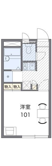 【間取り】 | レオパレスカナール 