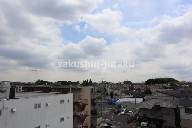 セザール浦和　５階部分の展望|５階部分につき眺望自慢