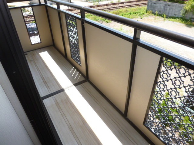 プレジール清音Ａのバルコニー