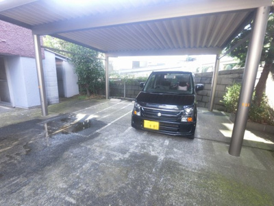 【駐車場】 | 日吉ハイツ | 平置き駐車場